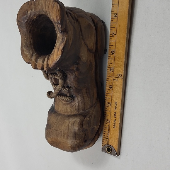 European wooden hobo/folk art boot - Picture 8 of 9